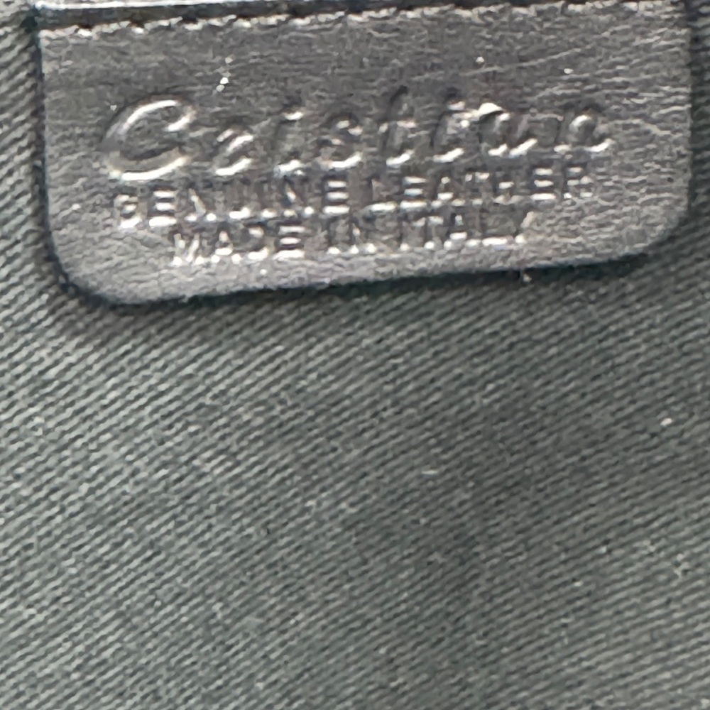 Cristian Genuine Leather Black Tote Bag – Made in Italy - Picture 9 of 10